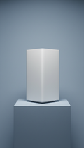 Porcelain white ceramic wireless speaker