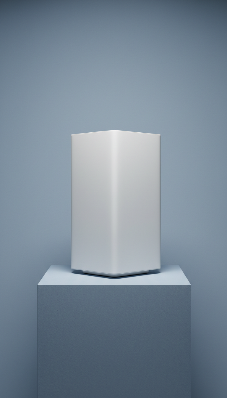 Porcelain white ceramic wireless speaker