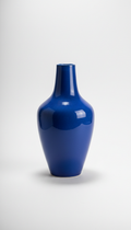 Blue Ceramic Vase With Matte Finish